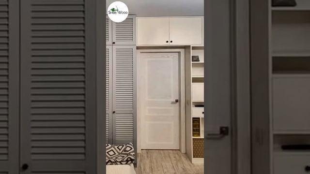 Интерьер детской комнаты: жалюзийные шкафы с системой вентиляции смотреть онлайн