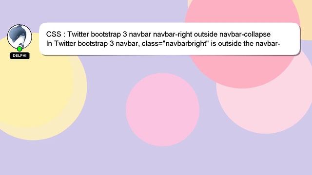 CSS : Twitter bootstrap 3 navbar navbar-right outside navbar-collapse смотреть онлайн