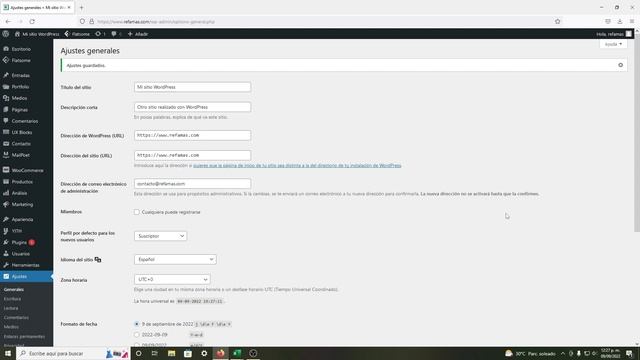 ¿Cómo Cambiar El Email De Administrador De Sitio WordPress? Actualizar Correo Electrónico смотреть онлайн