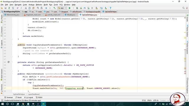 Book App using SQLite - Android Studio Tutorial смотреть онлайн