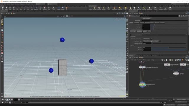 Using Animated Objects in the RBD Bullet Solver in Houdini смотреть онлайн