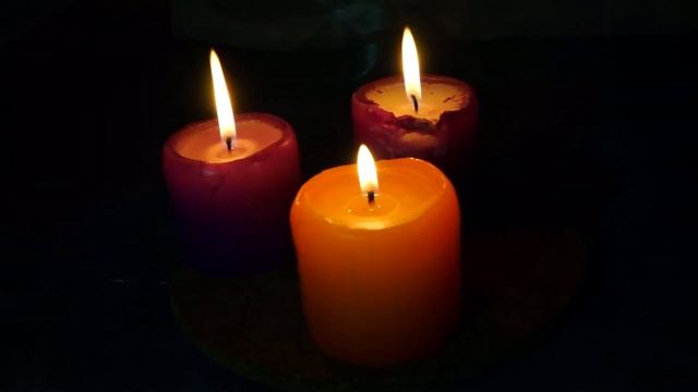 Горящие свечи, потрескивающие звуки огня для расслабления и сна ?ASMR без слов 3 часа смотреть онлайн