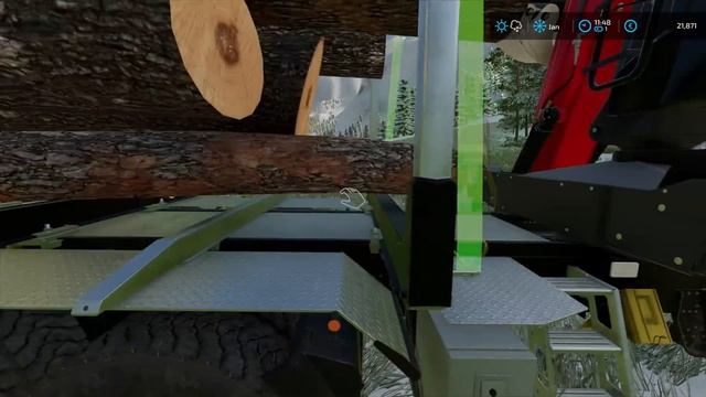 Transporting LOGS and starting PRODUCTION | Forestry on ERLENGRAT | Farming Simulator 22 | Episode смотреть онлайн
