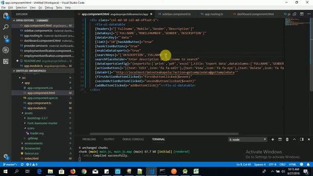 Angular datatable with buttons, pagination,search, export and many more. V 1.0.1 смотреть онлайн