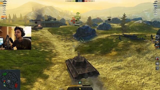WoT Blitz - ТОП игрок или ПОДСТАВЫ. Анализ его реплеев - World of Tanks Blitz (WoTB) смотреть онлайн