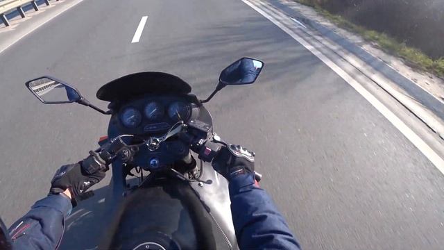 Прокатился в этом году на мотоцикле Suzuki Katana Gsx600f по Бресту