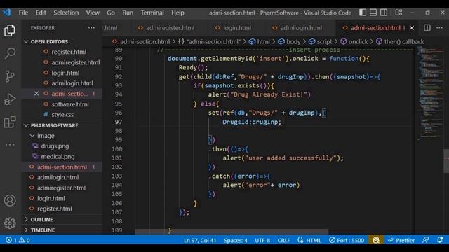 Administrator dashboard with HTML CSS JavaScript and firebase смотреть онлайн
