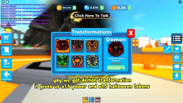 Unlocked Halloween Lord Transformation! - Super Power Fighting Simulator Roblox смотреть онлайн