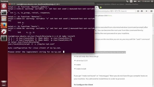 How to Download and Configure the No-IP Dynamic Update Client on Linux смотреть онлайн