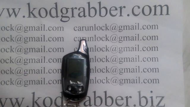 Кодграббер пишет брелок автосигнализации BlackBug. Codegrabber intercept signal BlackBug Alarm. смотреть онлайн