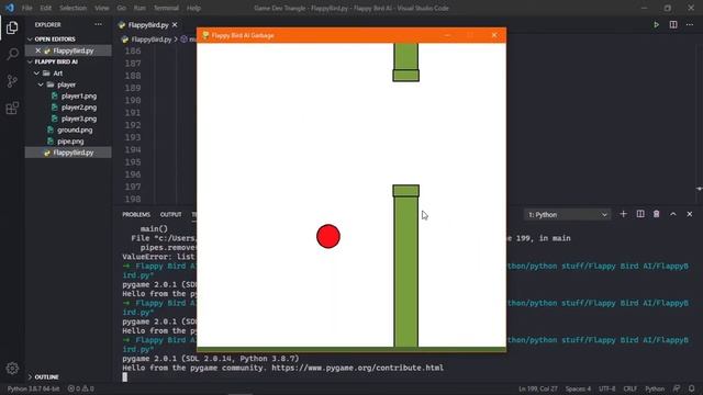 AI Learns To Play Flappy Bird || With NEAT python Neural Networks смотреть онлайн