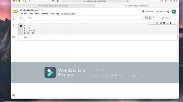 How to do Sums on Google Colab