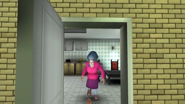 ХАЛК ВХОДИТ В ДОМ МИСС ТИ Прохождение игры Scary Teacher 3D смотреть онлайн