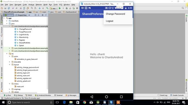 Complete Login Application using Shared Preference in Android смотреть онлайн