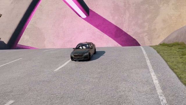 BeamNG Drive - Cars vs Water Park! Realistic Cars Crashes #124 смотреть онлайн