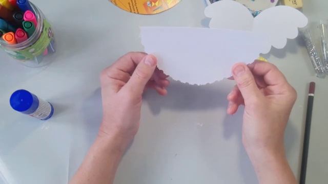 Как сделать бумажного ангела Рождественская поделка. #Маленький_художник смотреть онлайн