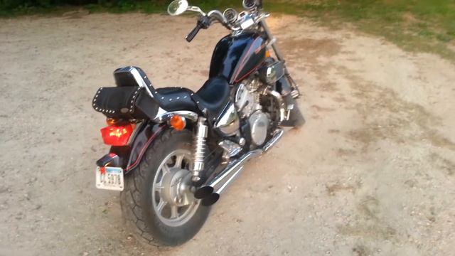 1988 Kawasaki Vulcan 750 - Cobra Drag Pipes смотреть онлайн