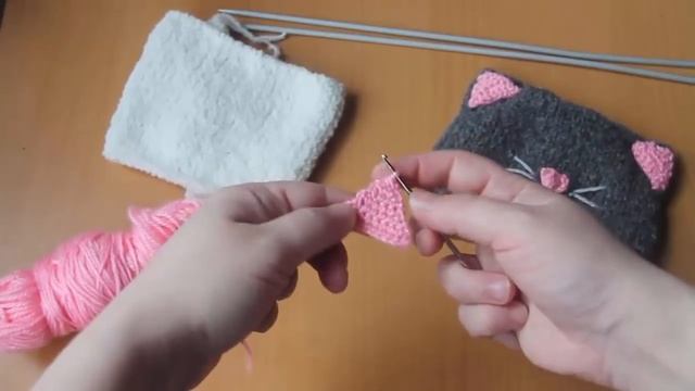 Как связать шапочку-кошку для куклы смотреть онлайн