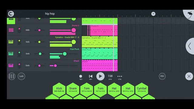 How to make (hard trap/hiphop beat) in fl studio mobile tutorial смотреть онлайн