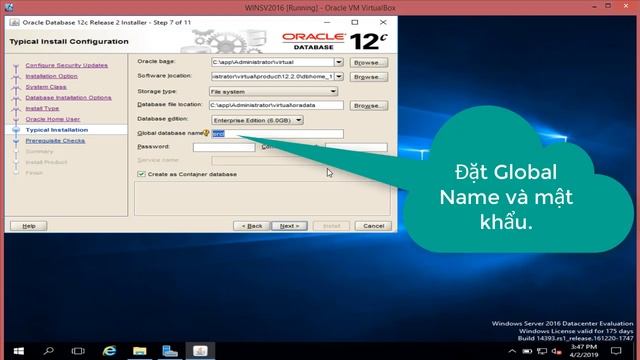 Video 3 - Thực hành cài đặt Oracle12C trên windows server 2016 смотреть онлайн