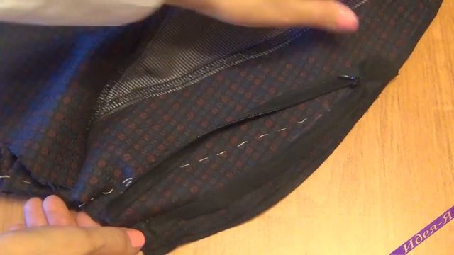 Как вшить молнию в боковой шов. смотреть онлайн