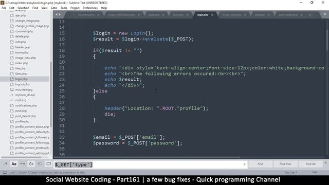 Social Website from scratch - Part 161 - Extra bug fixes | OOP PHP with MYSQL Database смотреть онлайн