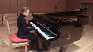 Й.С.Бах. Прелюдия и фуга ре минор (ХТК.Том1) исполняет Евгения Казанцева