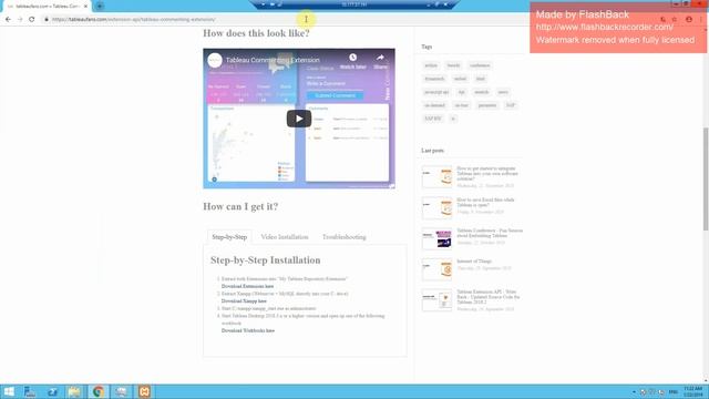 Tableau Commenting Extension (Russian Version) смотреть онлайн