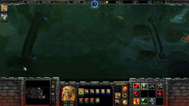 เล่นเกม Warcraft 3 Campaign Curse of the Blood Elves ตอนที่ 3 The Dungeons of Dalaran смотреть онлайн