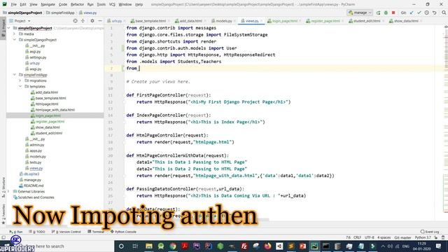 Python Django Auth Tutorial Part 6 | Register & Login User | Protected Views смотреть онлайн