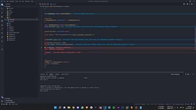 Display Json data in List Flutter смотреть онлайн