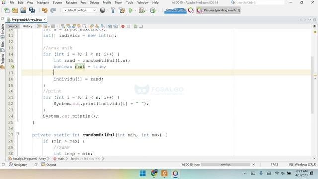 ASD015: Tutorial Random data UNIK pada Array, Vector, ArrayList, dan HashSet смотреть онлайн