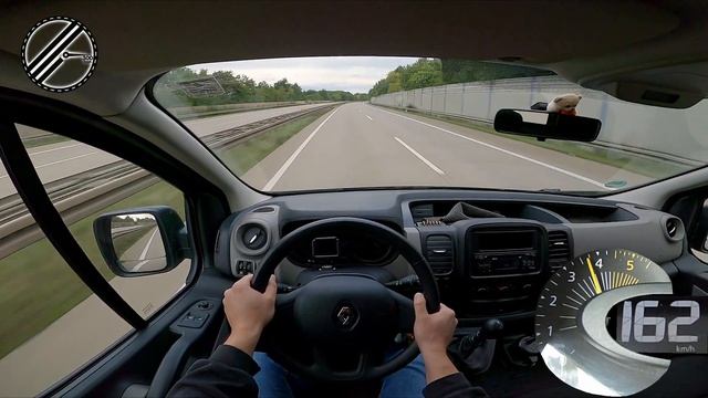 Renault Trafic III 1.6 DCi 120 PS Top Speed Drive On German Autobahn No Speed Limit POV