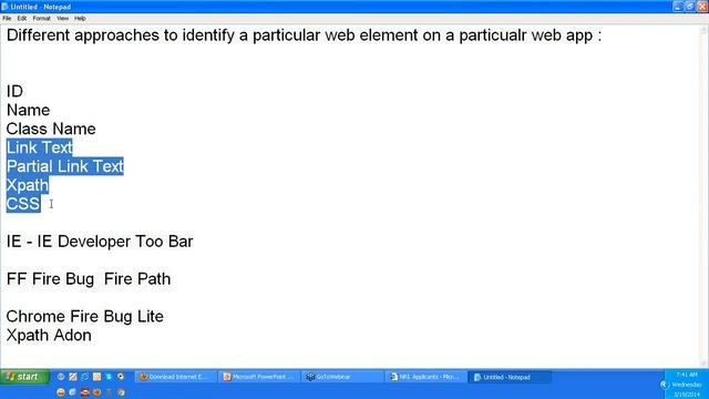 Selenium Webdriver Online Training Session - Identification of Webelements смотреть онлайн