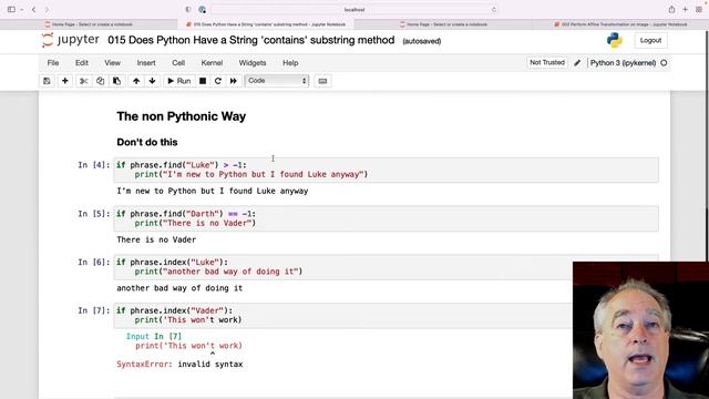 Does Python Have a String 'contains' substring method смотреть онлайн