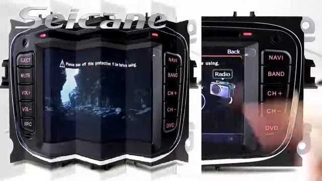 Head unit audio system for Ford Focus with 3D navigation bluetooth IPod 3G WIFI SD USB смотреть онлайн