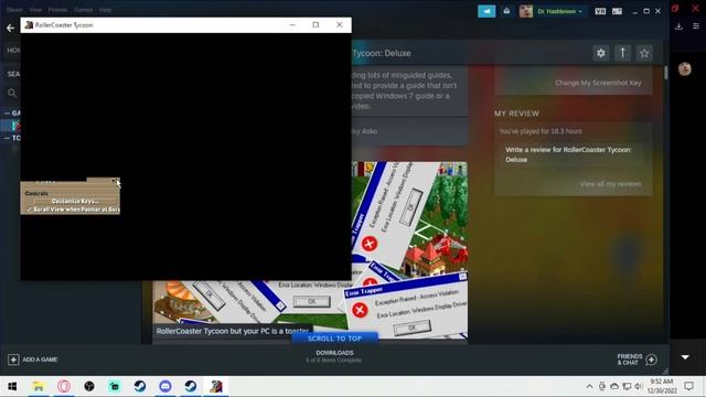 My review of roller coaster tycoon! game in the spotlite смотреть онлайн