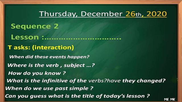 3ms_Seq2_Past simple tense (affirmative & negative forms) Regular /irregular verbs смотреть онлайн