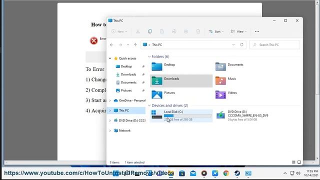 Fix Error 1603 Fatal Error when installing software in Windows 11/10/8/7 смотреть онлайн