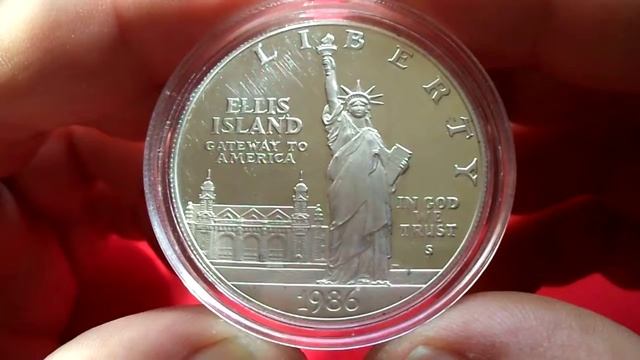 Silver Dollar 1986 STATUE OF LIBERTY CENTENNIAL - США Доллар 1986 Статуя Свободы смотреть онлайн