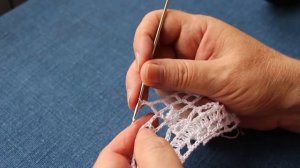 Филейное вязание  Шестой и Седьмой ряд салфетки с кошкой