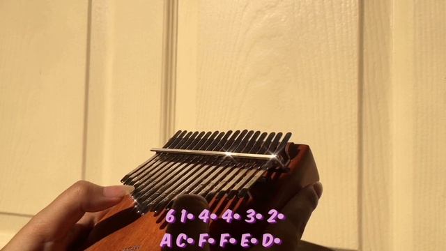 Build Me Up Buttercup Kalimba Cover w/ Easy Tabs | Pai C смотреть онлайн