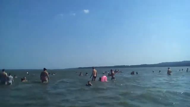 Зельвеньское водохранилище, август, жара. смотреть онлайн