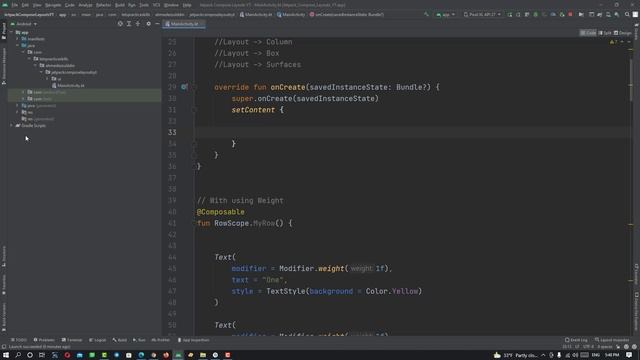 Android Jetpack Compose - Layouts - Surfaces( ) смотреть онлайн