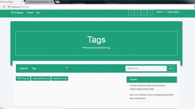 Tutorial Laravel Web Forum - #37 ( Forum Tag | Menampilkan Thread Berdasarkan Tag ) смотреть онлайн