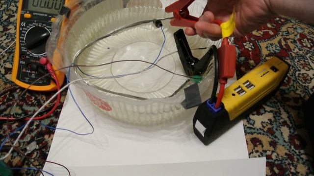 Jump Starter UT-051, тест на нихромовой проволоке ч.2 смотреть онлайн