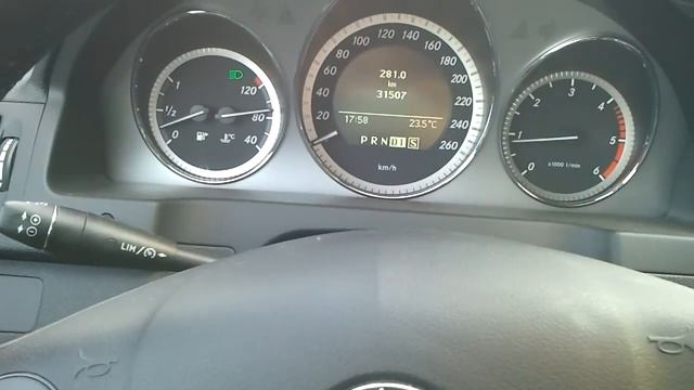 Mercedes C220cdi W204 acceleration смотреть онлайн