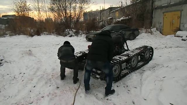 Самодельные гусеницы на Урал смотреть онлайн