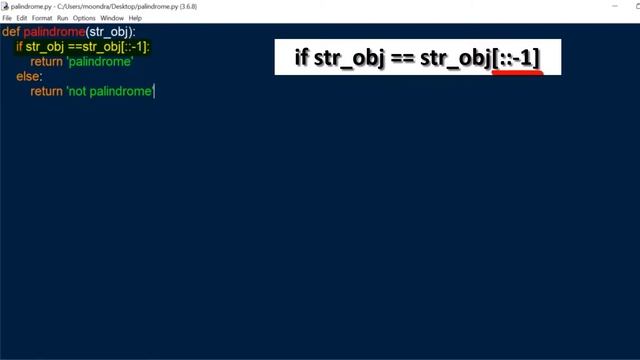 Python Exercises (beginner) - Palindrome смотреть онлайн