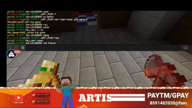 Join My Minecraft 1.20 Public Smp Java + Bedrock+PE смотреть онлайн